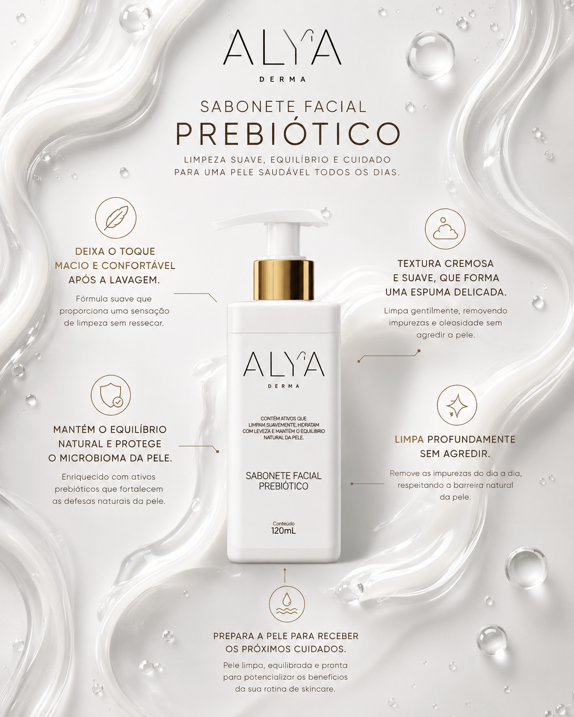 Sabonete Facial Prebiótico - Alyaderma